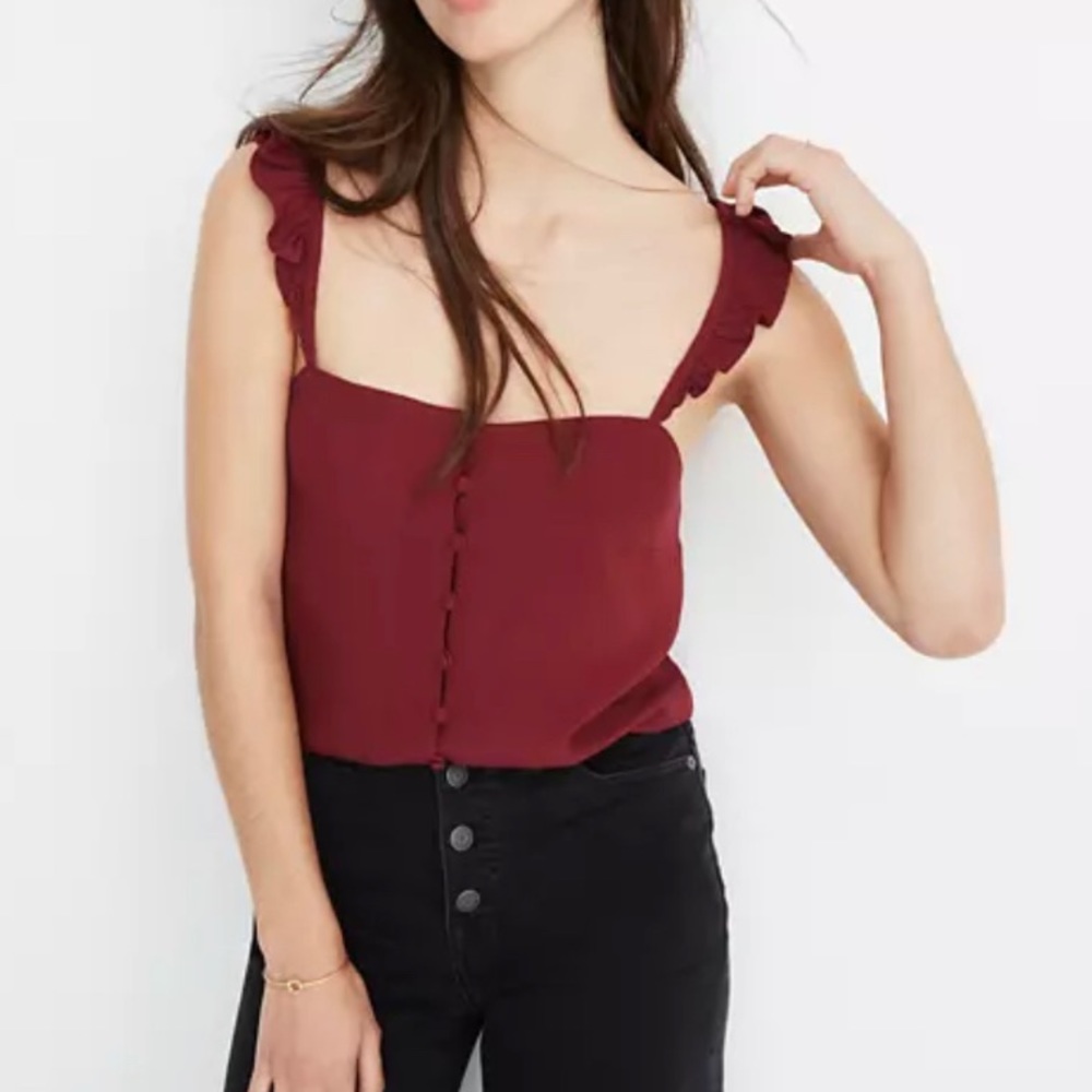 Madewell Ruffle-Strap Cami